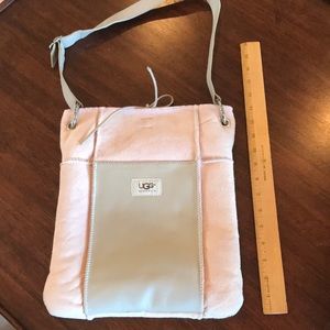 Vintage Ugg leather and suede shoulder bag